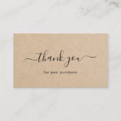 De Visite Carte d'insertion simple Brown élégant (Devant)