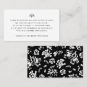 De Visite Carte d'insertion simple pour Mariage (Devant / Derrière)