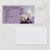 De Visite Carte d'invitation (Devant / Derrière)