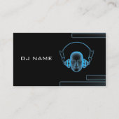 De Visite carte DJ d'industrie musicale (Devant)