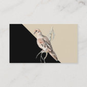 De Visite Carte Dove/Turtle Dove en deuil pour Customiser (Dos)