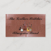 DE VISITE CARTE DU BLUEGRASS BAND-BUSINESS (Dos)