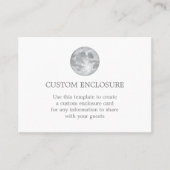 De Visite Carte du boîtier d'informations sur la lune (Devant)