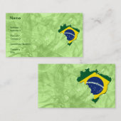 De Visite Carte du Brésil (Devant / Derrière)
