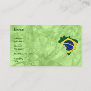 De Visite Carte du Brésil