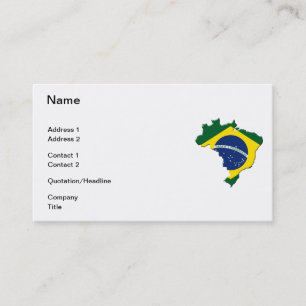 De Visite Carte du Brésil