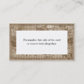 De Visite Carte du monde (Dos)