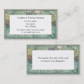 De Visite Carte du monde (Devant / Derrière)