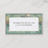 De Visite Carte du monde (Dos)