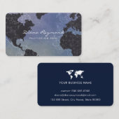 De Visite Carte du monde, Atlas, Global (Devant / Derrière)