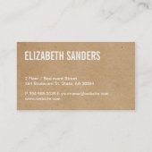 De Visite Carte du monde (blanc) | Nature (Dos)