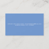 De Visite Carte du monde bleu caraïbe (Dos)
