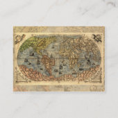 De Visite Carte du monde Forlani Antiquev 1565 Renaissance (Dos)