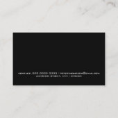 De Visite Carte du monde gris pâle Professionnel internation (Dos)