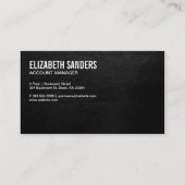 De Visite Carte du monde | Marques d'emplacement (Dos)