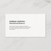 De Visite Carte du monde | Marques d'emplacement (Dos)