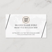 De Visite Carte du monde QR Code formelle (Dos)
