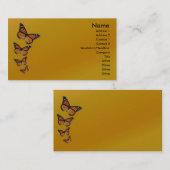 De Visite Carte du profil du papillon (Devant / Derrière)