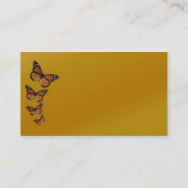 De Visite Carte du profil du papillon (Dos)