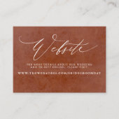 De Visite Carte du site Mariage du désert floral tropical (Devant)