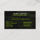 De Visite Carte électrique (Devant)