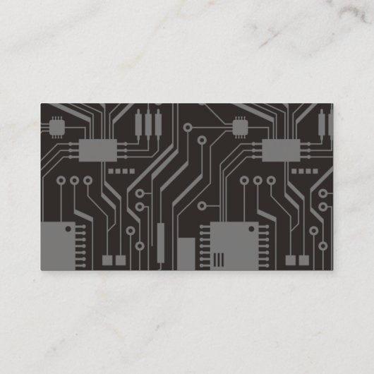 De Visite Carte électrique moderne (Dos)