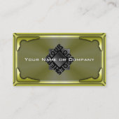 De Visite Carte en métal Hi Tech Faux version 3 avec logo (Dos)