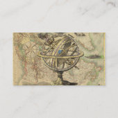 De Visite Carte et compas marins Vintages (Dos)