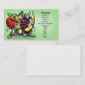 De Visite Carte Fruit (Devant / Derrière)