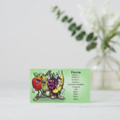 De Visite Carte Fruit (Debout devant)