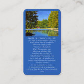 De Visite Carte funéraire commémorative Saint François d'Ass (Devant)