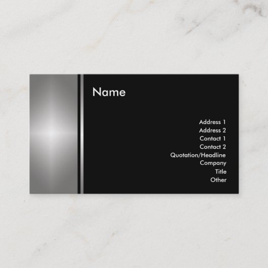 De Visite Carte générique (Devant)