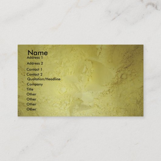 De Visite Carte générique (Devant)