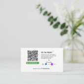 De Visite Carte GetCashTips (Debout devant)