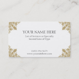 De Visite Carte Gold