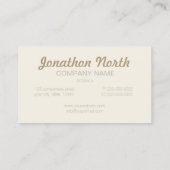 De Visite Carte graphique ID299 (Dos)