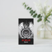 De Visite Carte grunge d'industrie musicale (Debout devant)