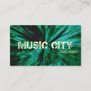 De Visite Carte grunge d'industrie musicale d'explosion -