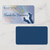 De Visite Carte Harmony pour Jenny B (Devant / Derrière)