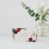 De Visite Carte Hashtag Fall Elegance (Debout devant)