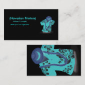 De Visite Carte Hawaiian Shirt Profile (Devant / Derrière)