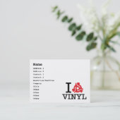 De Visite Carte I 45 Vinyl (Debout devant)