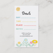 De Visite *~* Carte Maman - Jouer Carte Date Couleurs Jouer (Dos)