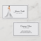 De Visite Carte Mariage simple (Devant / Derrière)