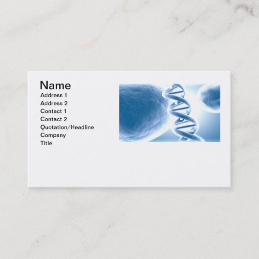 De Visite Carte Médicale (Devant)