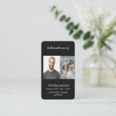 De Visite Carte mémoire Memorial Baseball Sport (Debout devant)