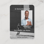 De Visite Carte Memorial Pocket Card Athlète Rollerblade Pat (Devant)