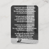 De Visite Carte Memorial Pocket Card Athlète Rollerblade Pat (Dos)