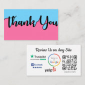 De Visite Carte Merci (Devant / Derrière)