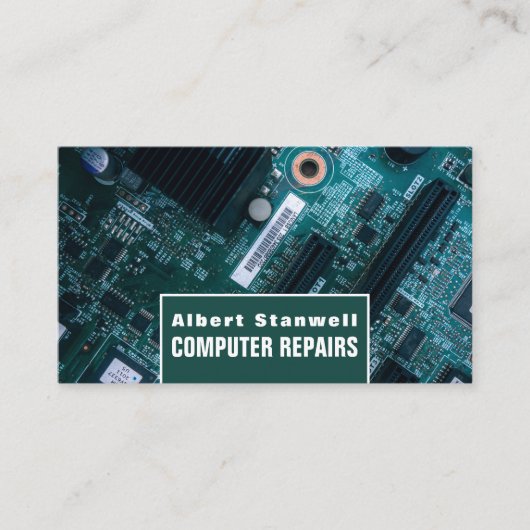 De Visite Carte mère, informatique (Devant)